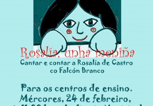 O concello de Riveira celebrará mañá o Día de Rosalía cun conto infantil musicado para máis de 250 alumnos de primaria do municipio